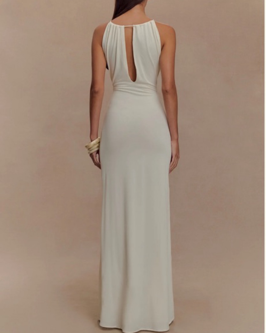 beryl maxi dress silver Meshki Beryl Dress by Meshki