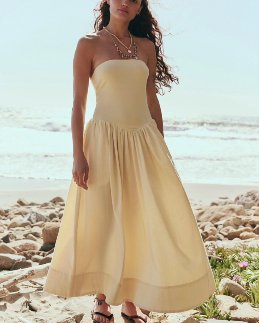 Free People Butter Yellow Dress by Free People - Pickle