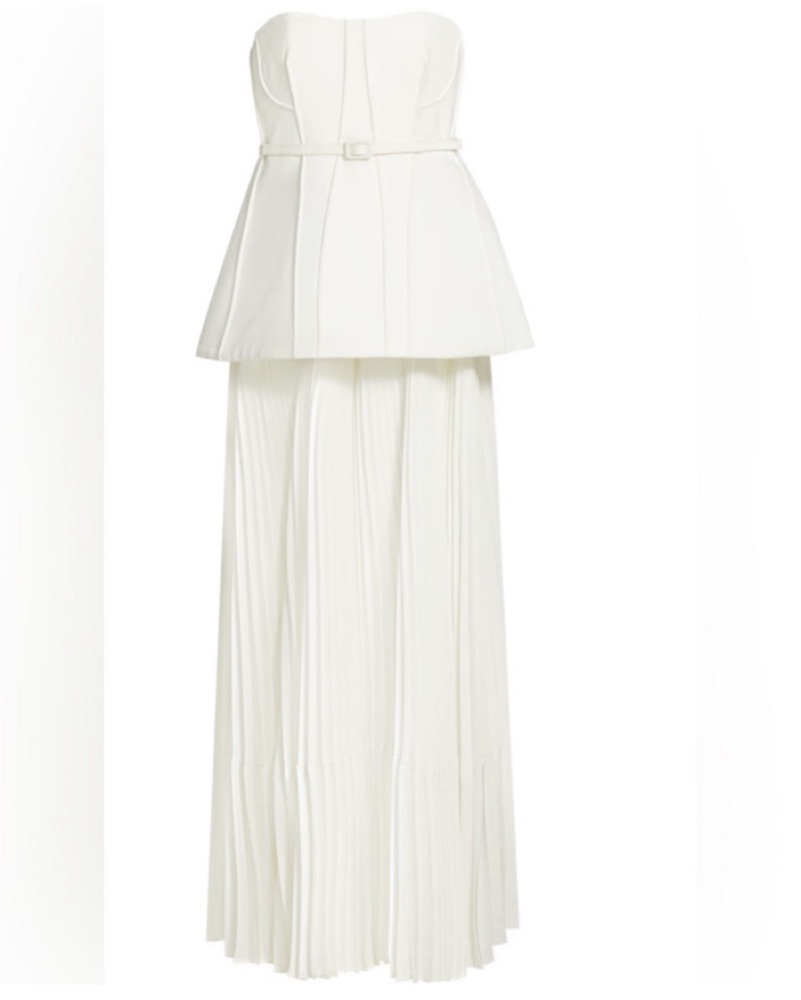 jonathan simkhai white maxi dress Jonathan Simkhai NWT Sleeveless Maxi Dress w/ Tie Details Size Small in  White