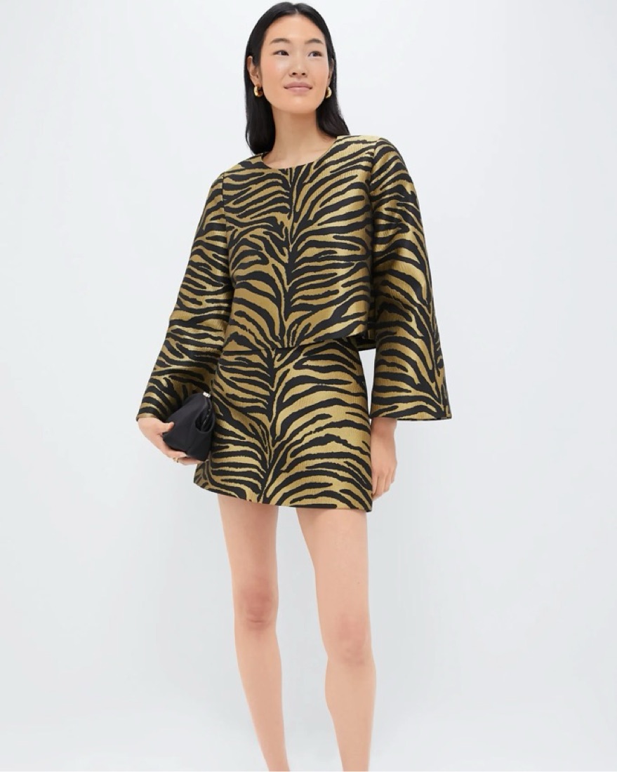 Tuckernuck Animal Print Skirt Set by Tuckernuck - Pickle
