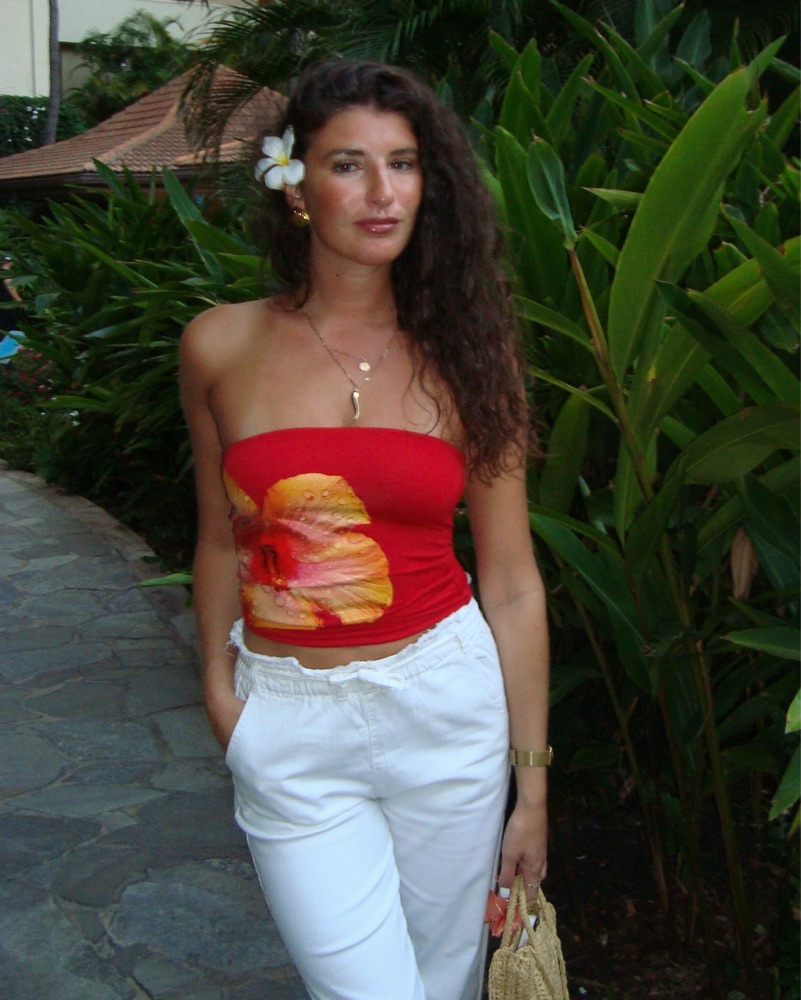 Red Hibiscus Tube Top 🌺 by Zara - Pickle