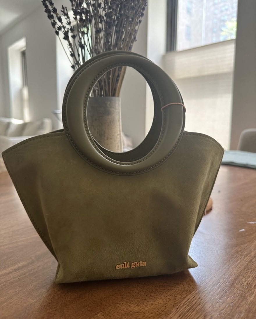 Cult Gaia Ansel Suede Tote Bag | Pickle