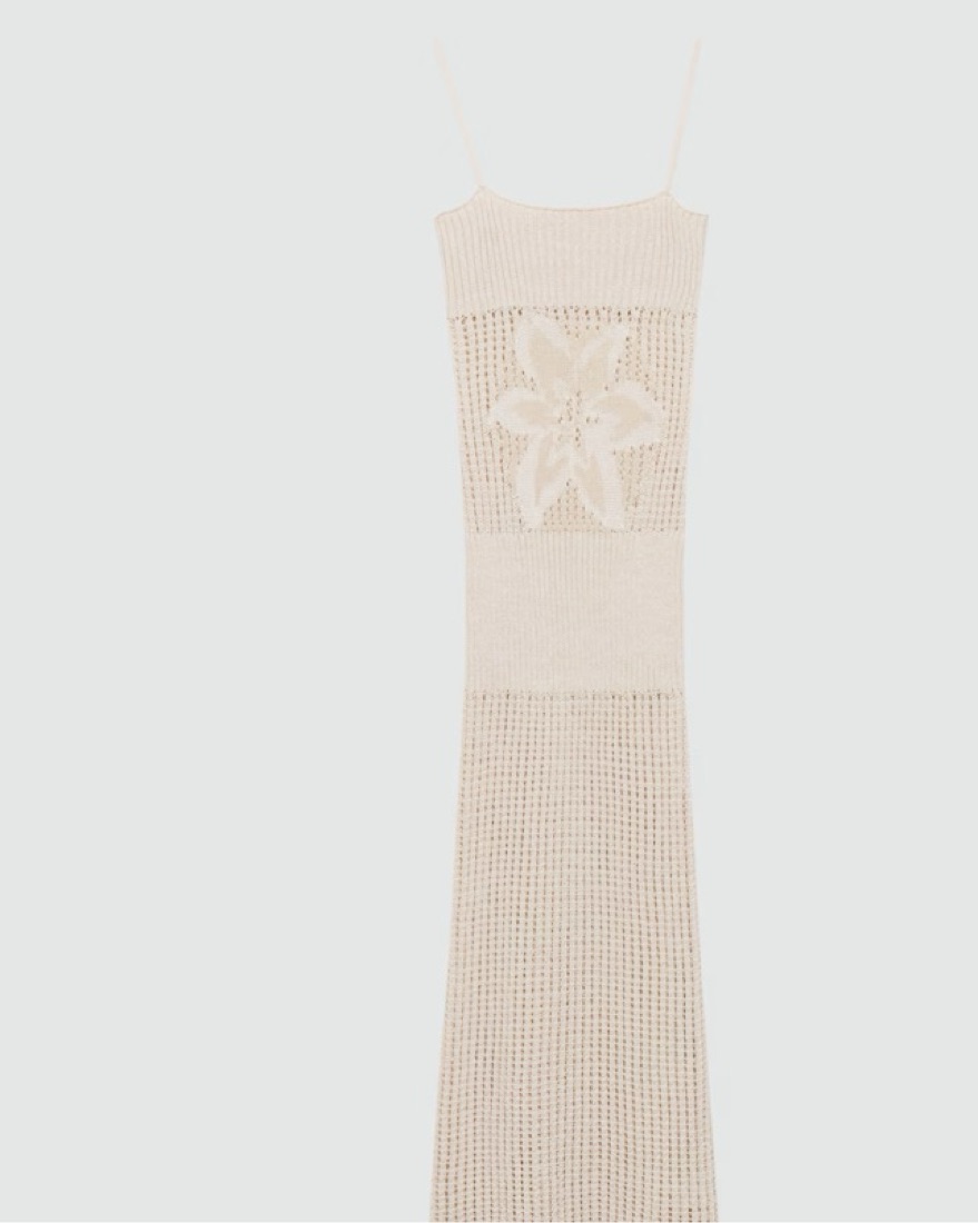 SIEDRS X MANGO FLORAL KNITTED MAXI-DRE by SIEDRES - Pickle