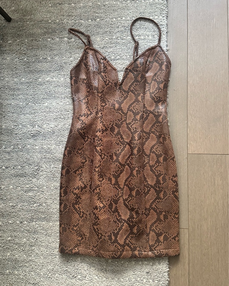 ASTR The Label Snakeskin Mini Dress by Astr The Label - Pickle