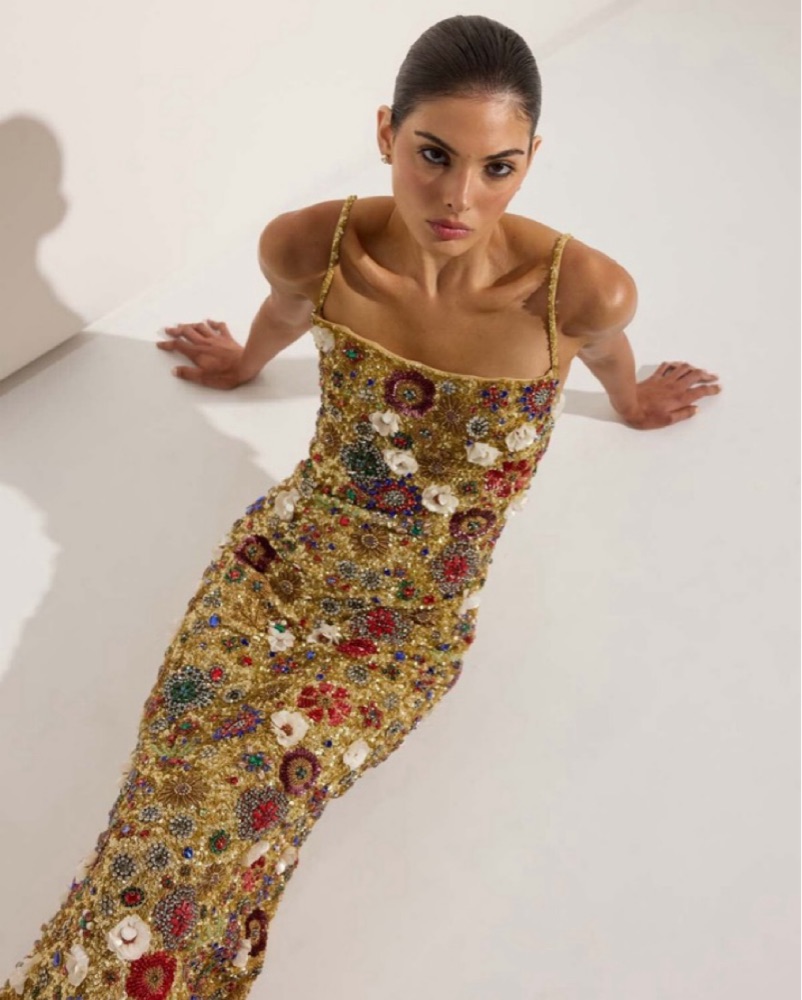 Rachel Gilbert Francesca Dress by Rachel Gilbert - Pickle