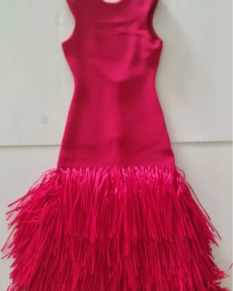 Aje Fuschia Raffia Dress by Aje - Pickle