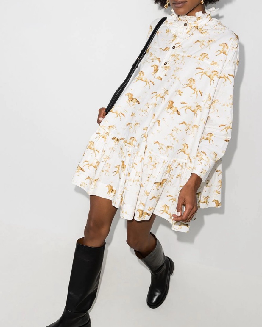 Ganni Horse Dress | Pickle