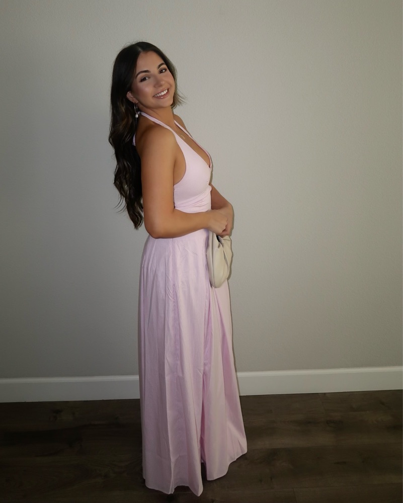 Noemie Maxi Dress From Revolve by More to Come - Pickle