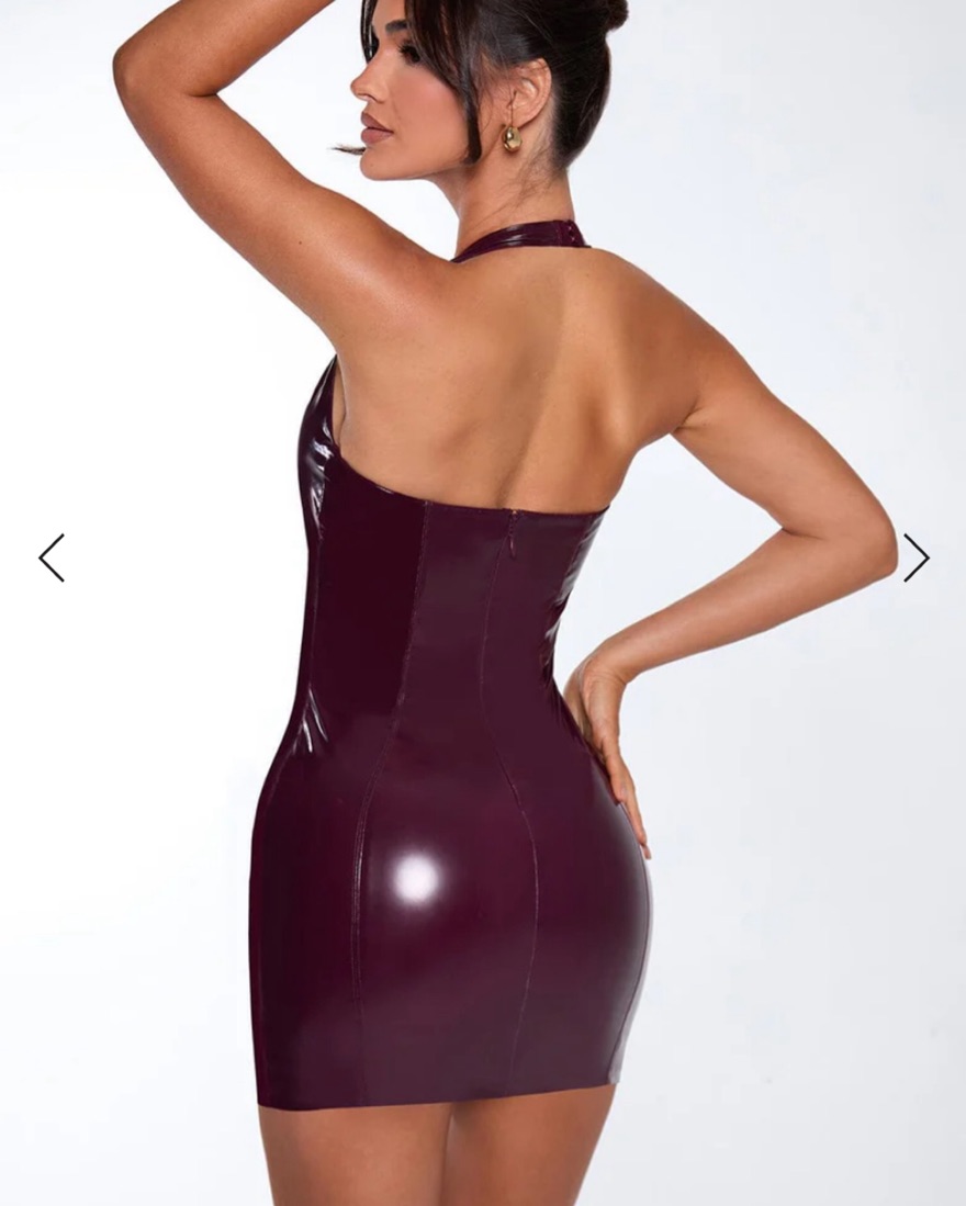 BROOKE MINI DRESS - CHERRY LACQUER by Babyboo - Pickle