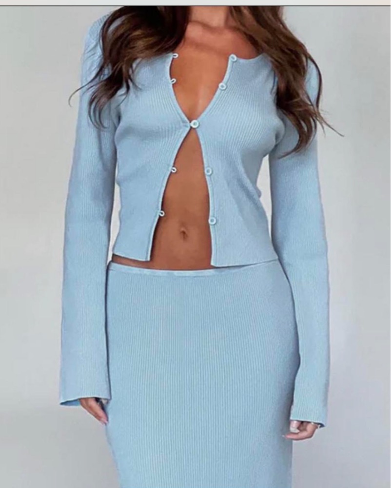 Tiger Mist Monica Cardigan And Skirt | Pickle