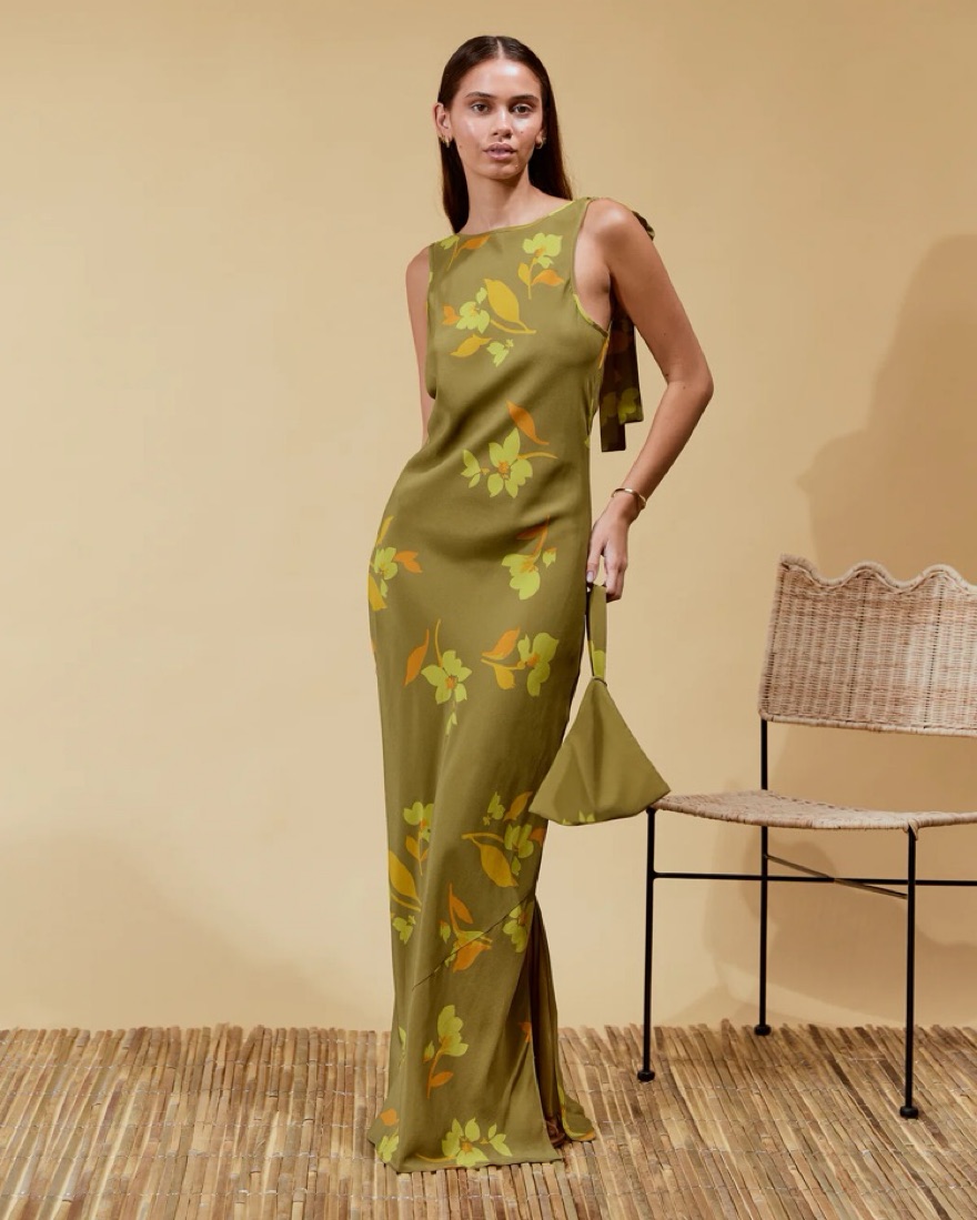 soleil gold fleck dress Soleil Dress – Retrofete