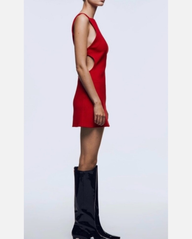 red off shoulder dress long sleeve Ladivine 7482C Formal Long Dress Emerald / 20 main image 1