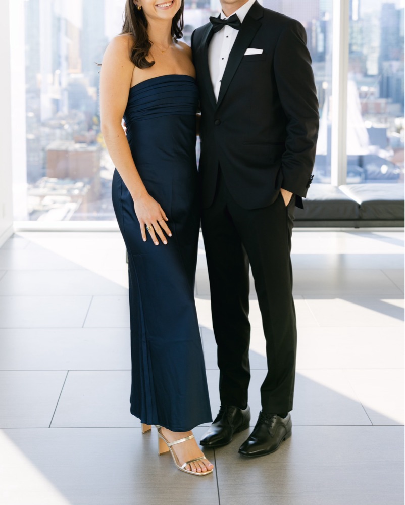Abercrombie & Fitch Formal Navy Dress by Abercrombie and Fitch - Pickle