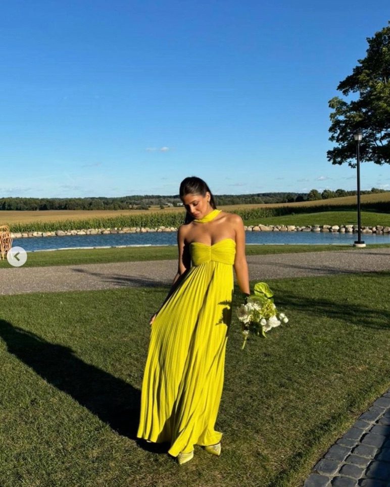 black sequin dress bridesmaid Mac Duggal, Chartreuse Halter Evening Dress #26531 | Shop Bridesmaids  Dresses | 10% Off Your First Order | Shaide