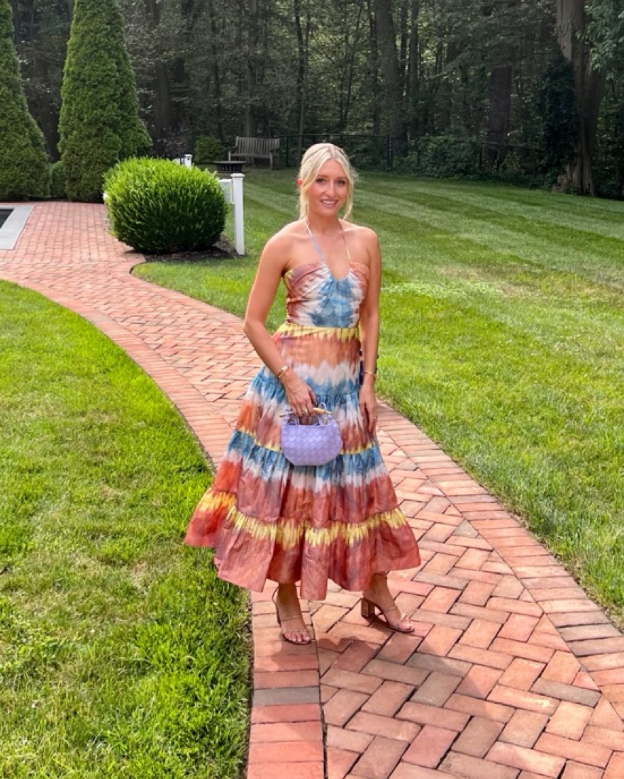 Alexis Tie Dye Halter Dress by Alexis - Pickle