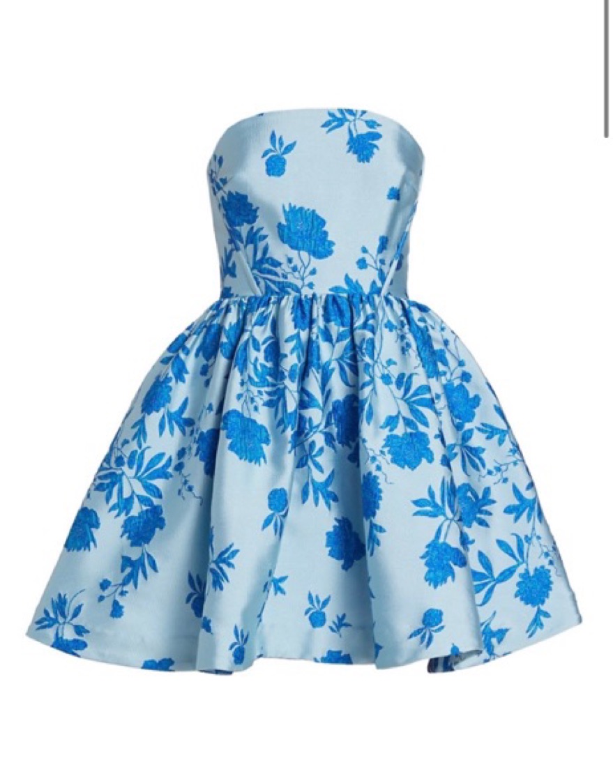 Monique Lhuillier Kate Jacquard Mini | Pickle