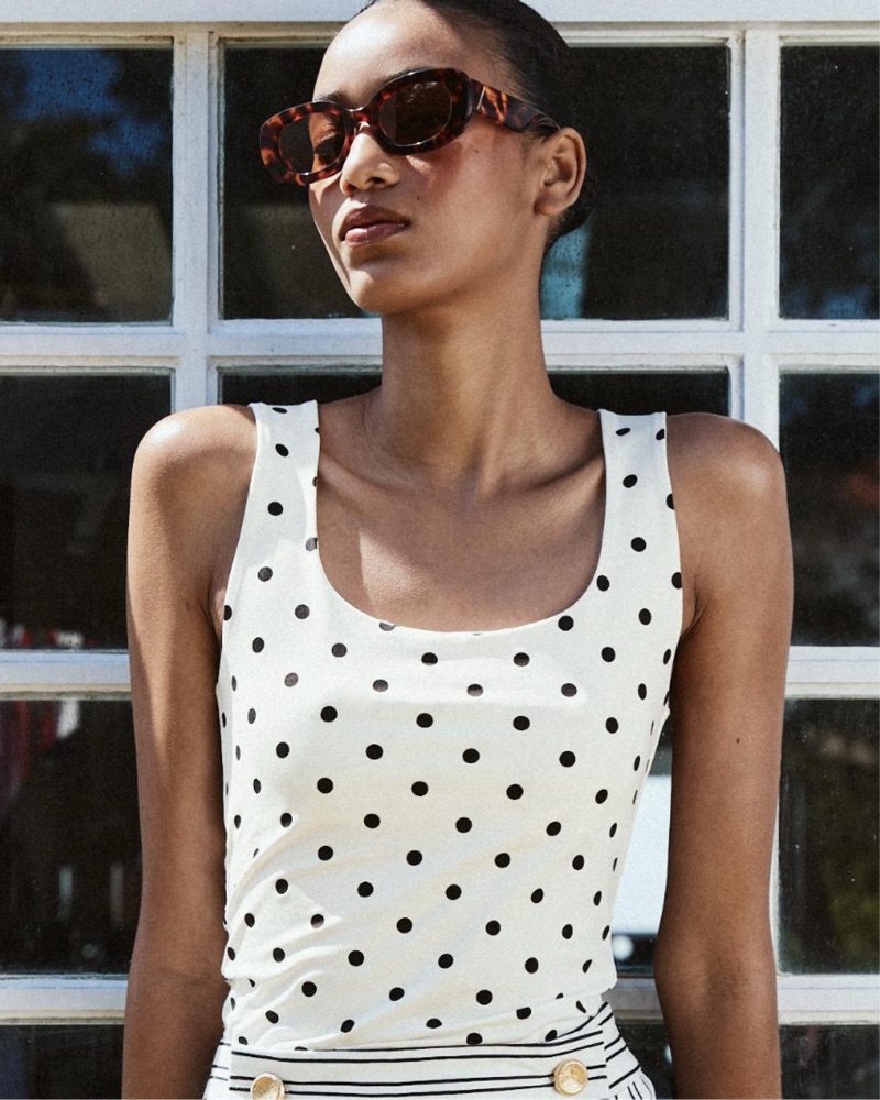 Zara Polka Dot Tank Top | Pickle
