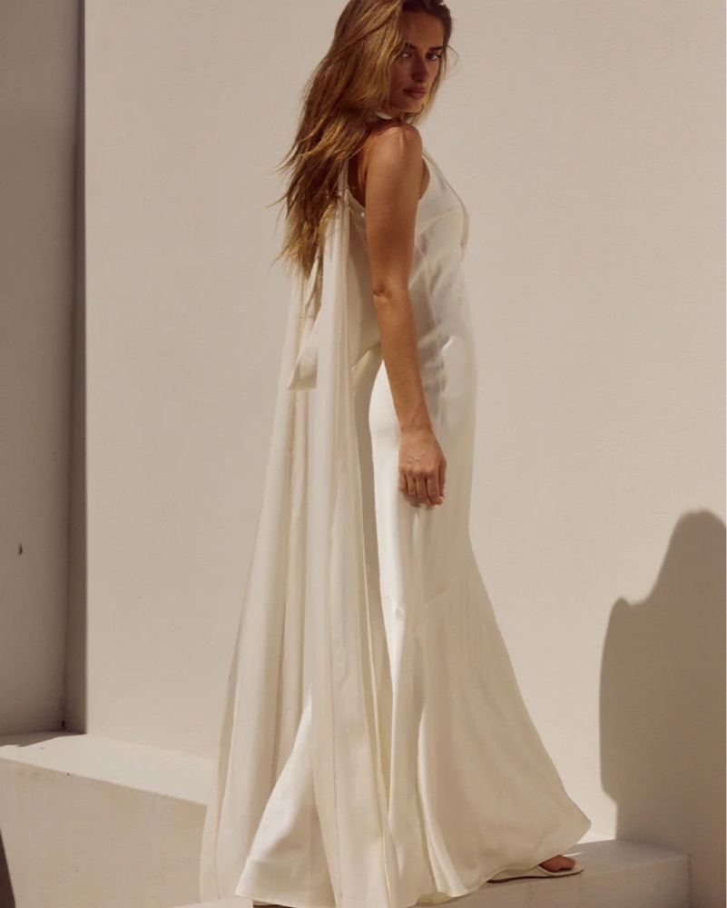 runway label dress Runaway The Label Tasmin Maxi Dress in Navy