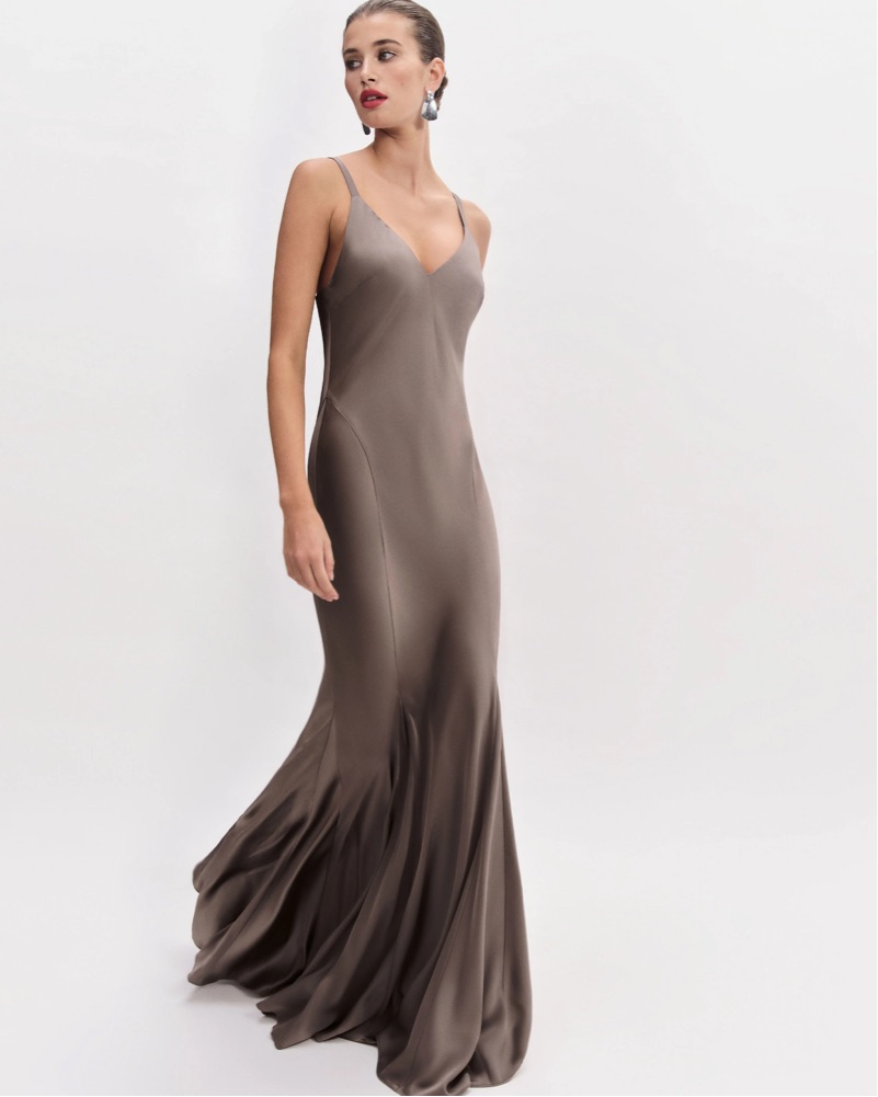 reformation tyler satin dress Reformation Tyler Satin Dress by Reformation