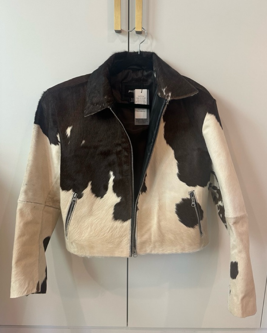 NastyGal - Cowhide Leather Jacket by NastyGal - Pickle