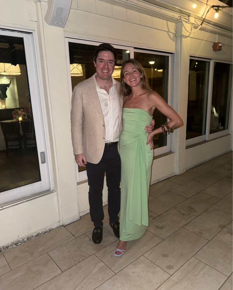 Significant Other Green Strapless Dress by Significant Other - Pickle