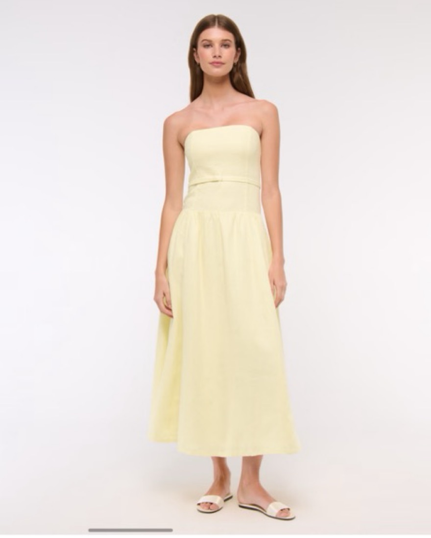 ribbed midi dress with sleeves Petal and Pup Women's Cammie Long Sleeve Midi Dress