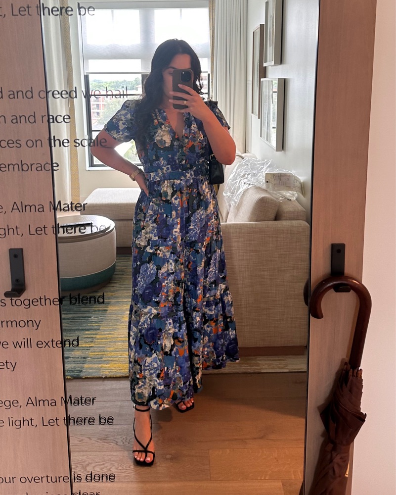ladies clothing dresses Ditsy floral midi dress-final sale – JanieLanie Size:L/XL (Women's 12.5-15/Men's 12-14.5) up open back detail $101-150 Satin Cowl Neck Slip