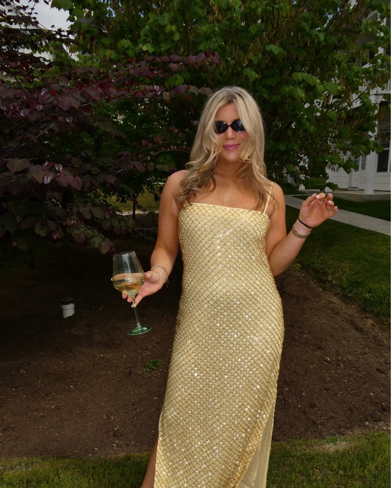 veronica beard gold dress Silk-blend satin gown - light green