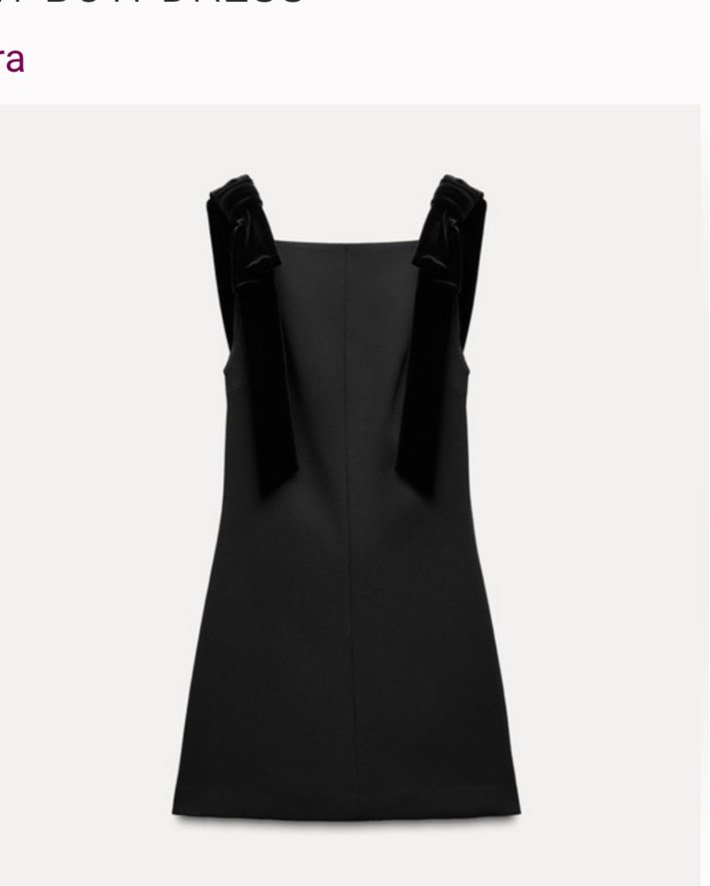 Zara Black Velvet Dress by Zara - Pickle