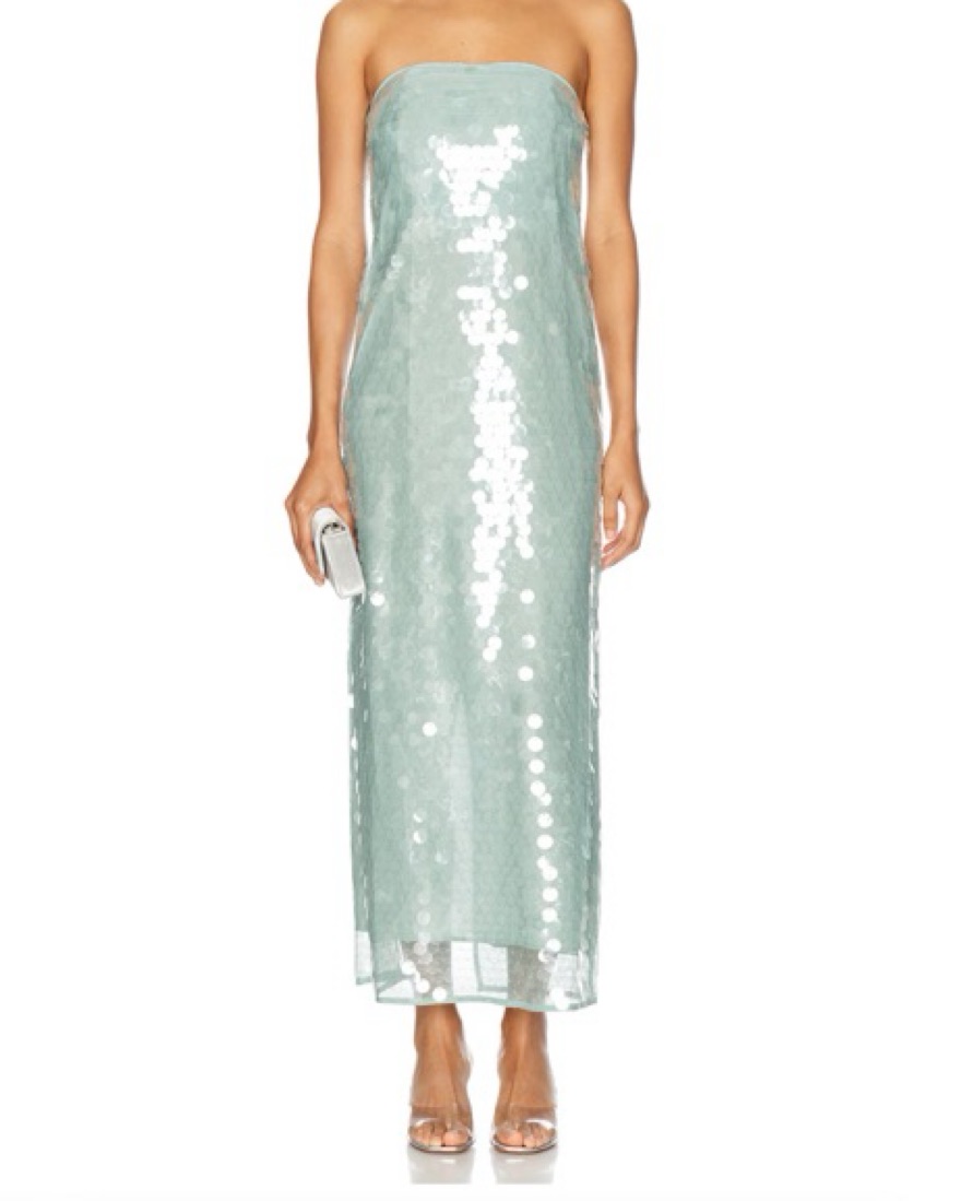 Staud Casey Dress In Mist by Staud - Pickle