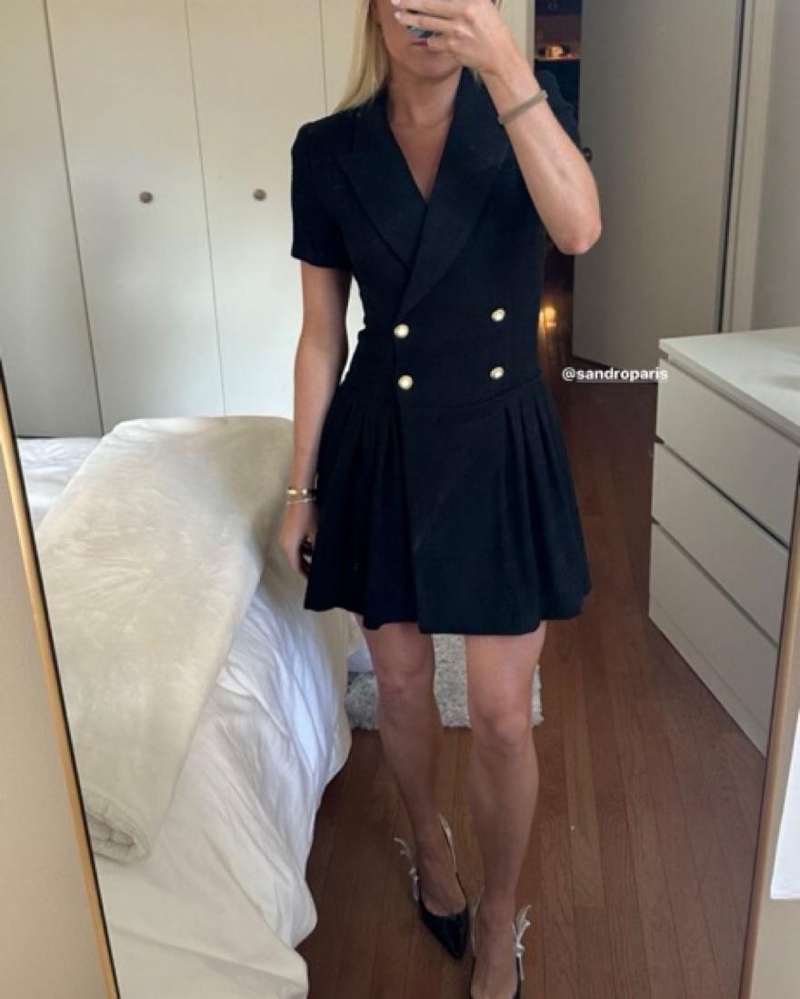 Sandro Rossa Tweed Dress by Sandro - Pickle