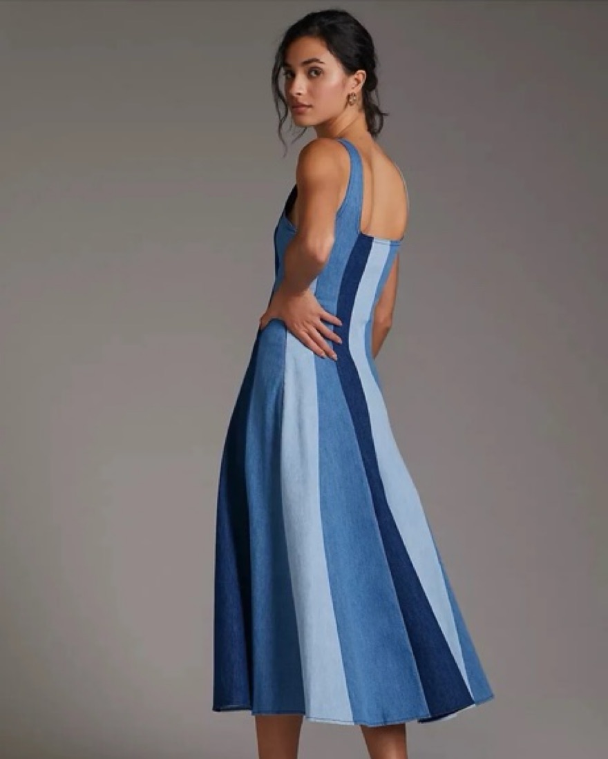 flutter sleeve tiered midi dress Yvonne Textured Flutter Sleeve Tiered Midi Dress w/ Drawstring