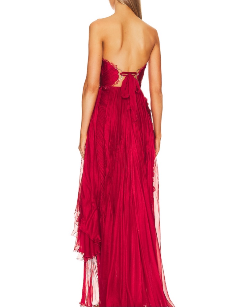 Jolie Gown Salsa - 2 by Maria Lucia Hohan - Pickle
