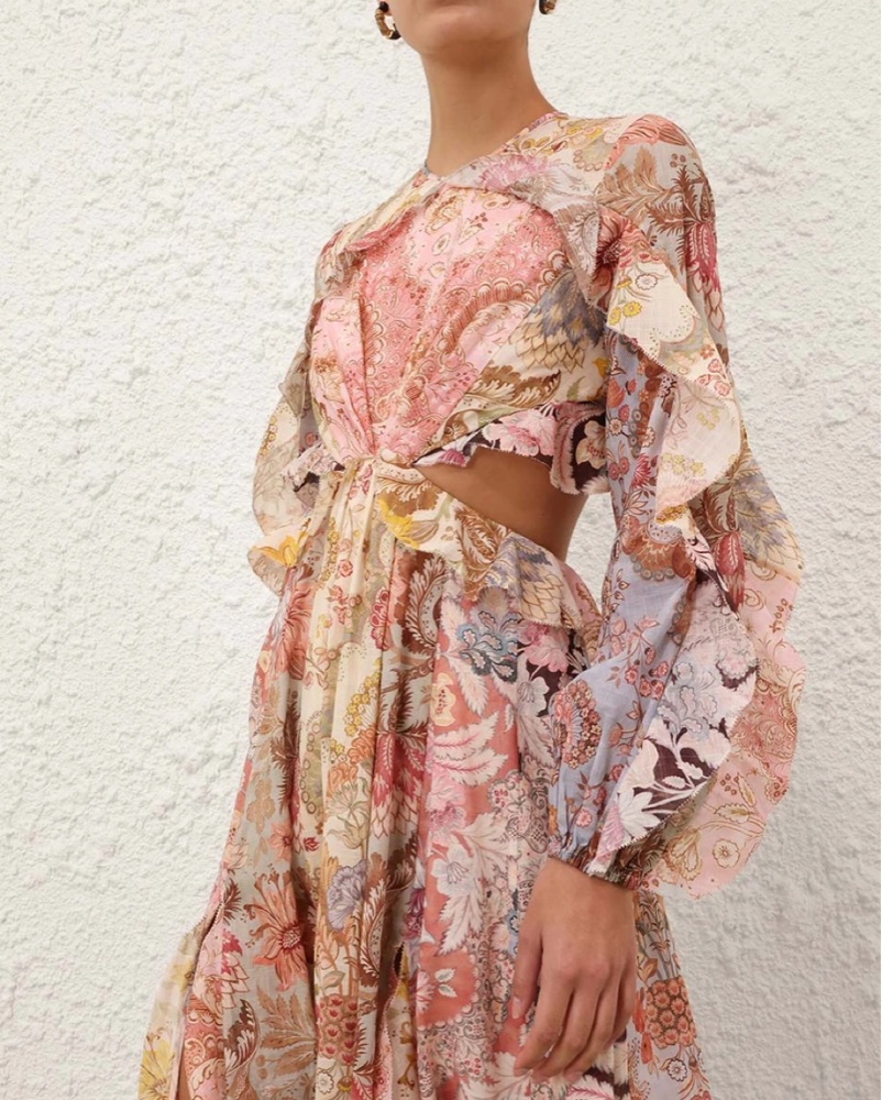 zimmermann beach dress RESORT SWIM 2025 CAMPAIGN