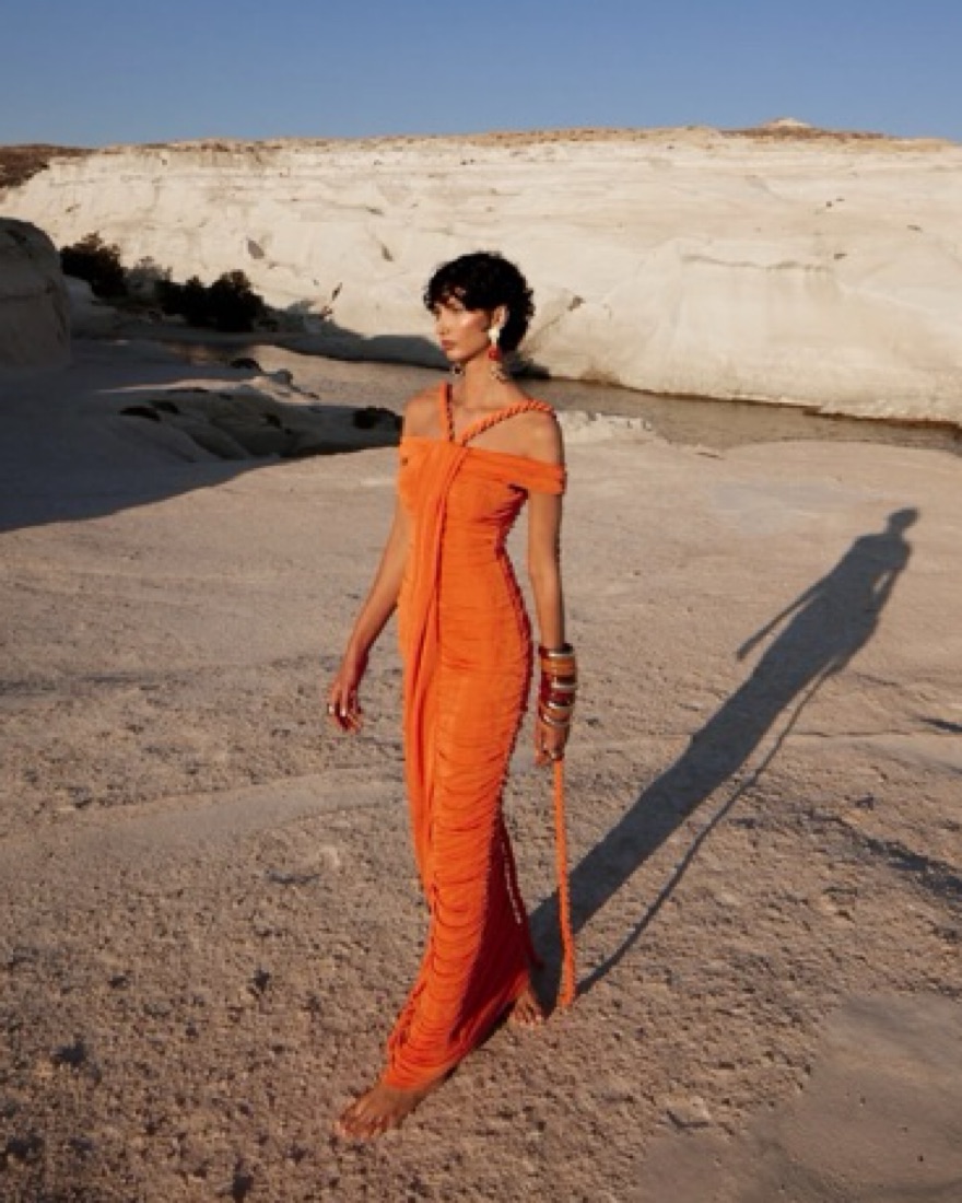 khanums orange dress Khanum's - Karun Dress
