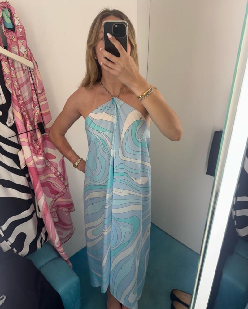 Emilio Pucci Marmo Silk Twill Dress | Pickle