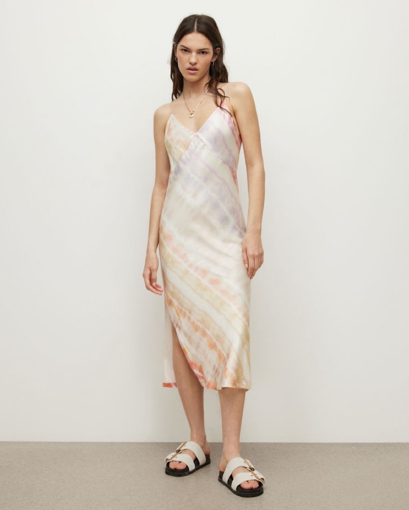 all saints midi dress Serene Midi Dress Black