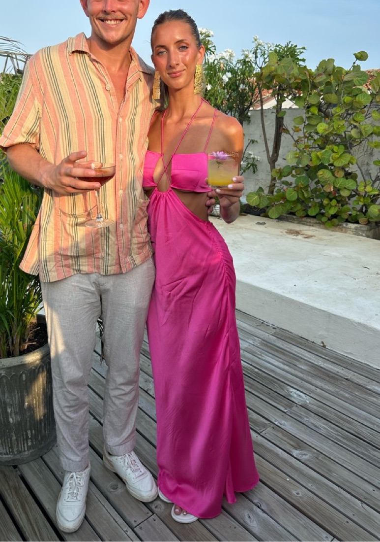 cin cin pink dress Mode' Maxi Dress - Dolce Pink