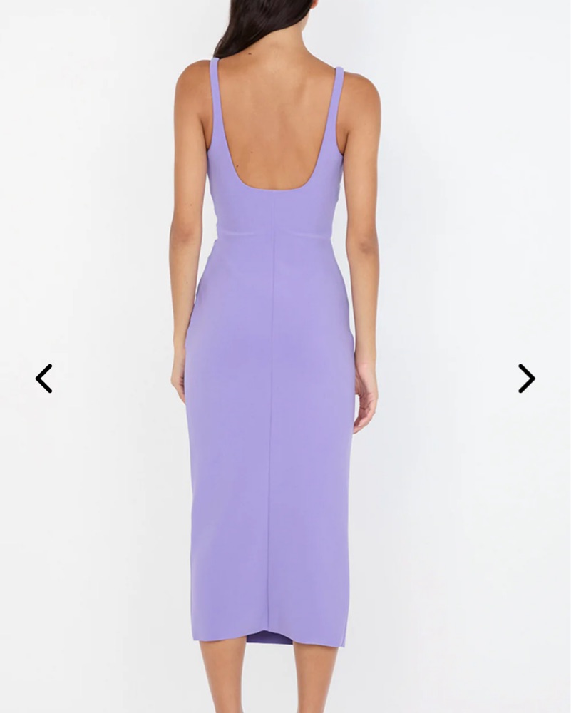 afends midi dress AFENDS Womens Elodie - Seersucker Midi Dress