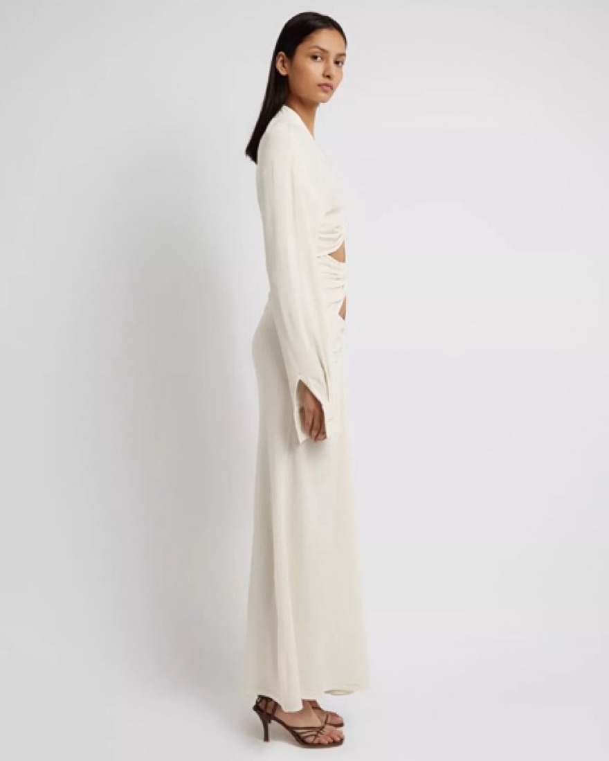 christopher esber white cut out dress White Christopher Esber Cutout Dress by Christopher Esber