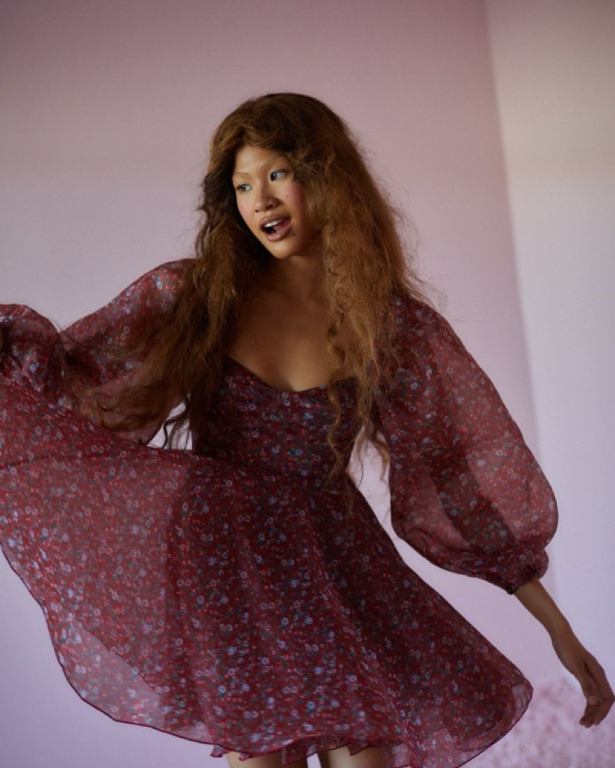 brown selkie dress Selkie The Cheetah Puff Sleeve Babydoll Dress