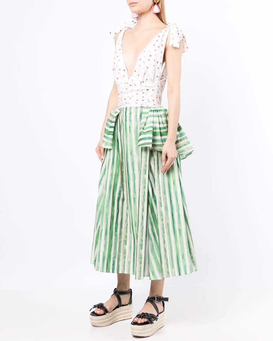 Rosie Assoulin Poplin Dress by Rosie Assoulin - Pickle