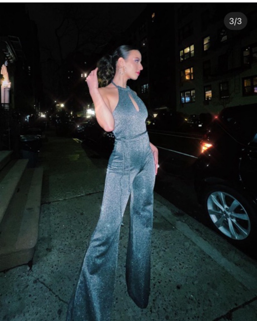 Zendaya X Tommy Hilfiger Silver Jumpsuit by Tommy Hilfiger - Pickle