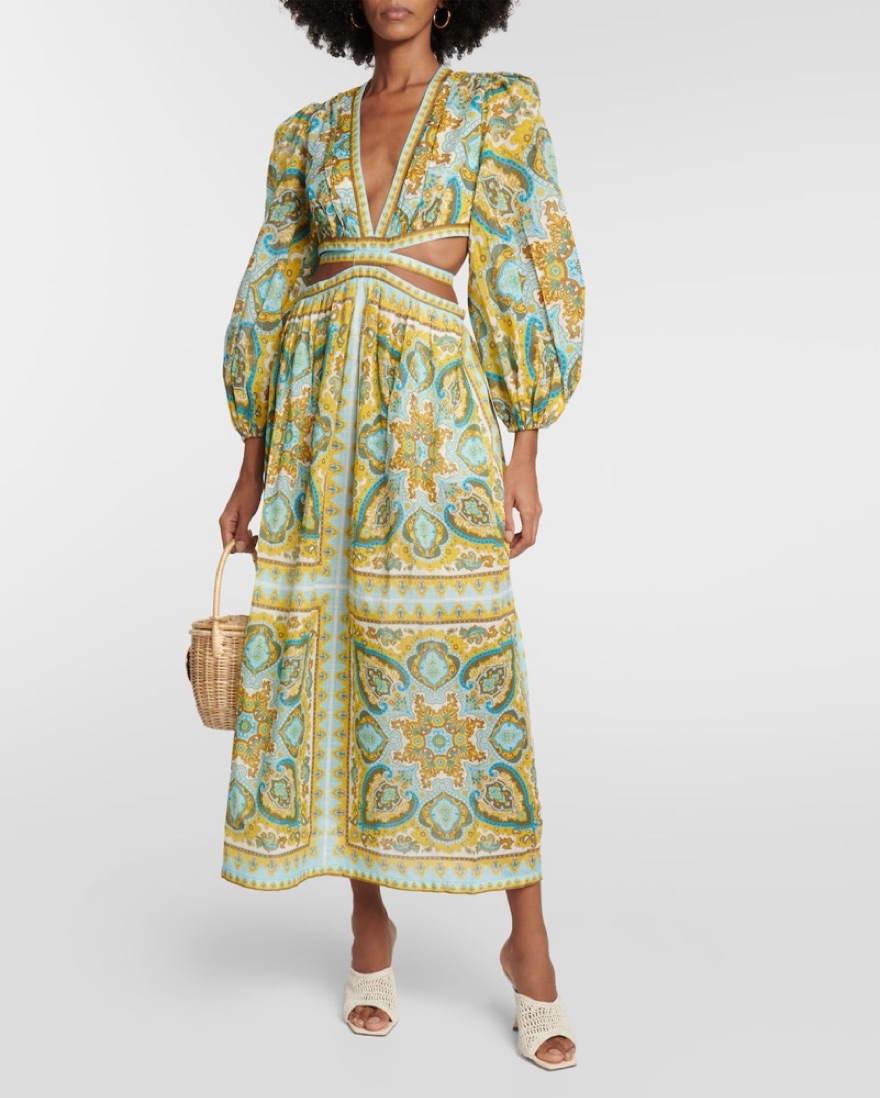 ZIMMERMANN Halcyon cutout paisley dress by Zimmermann - Pickle