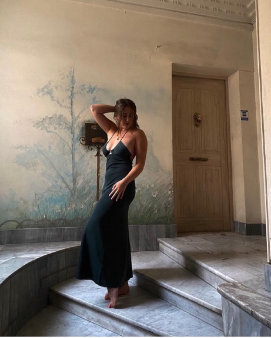 Limited Edition Zara Dark Green Dress by Zara - Pickle