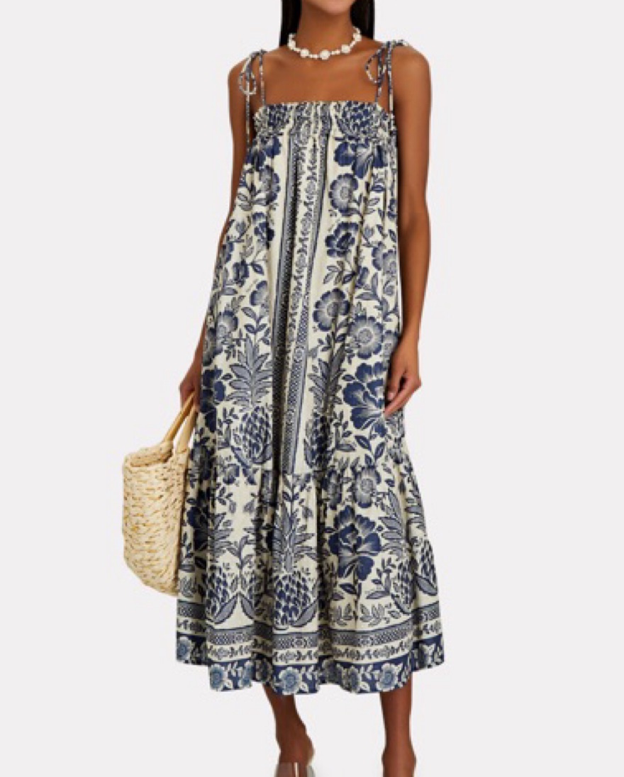 Farm Rio Blue Pineapple Garden Maxi | Pickle