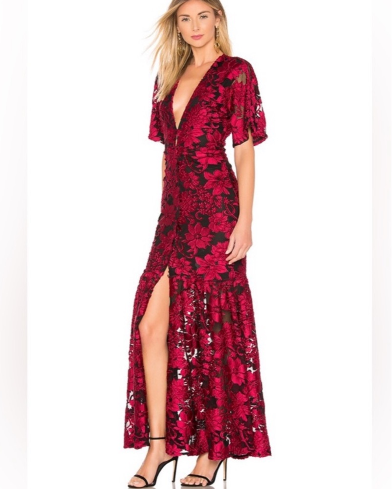 fitted maternity maxi dress Taupe Strapless – PinkBlush Size:UK - M Nicholas Melia Sleeveless Ruched promo-preview