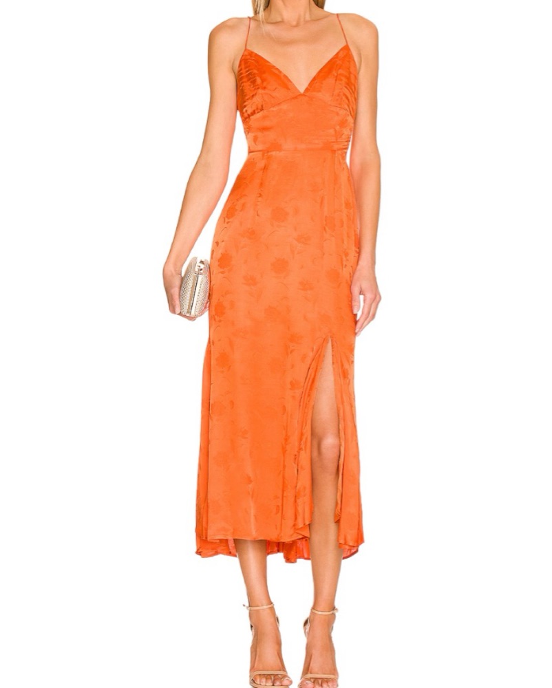 orange dress francesca's Francesca's Dress Orange S