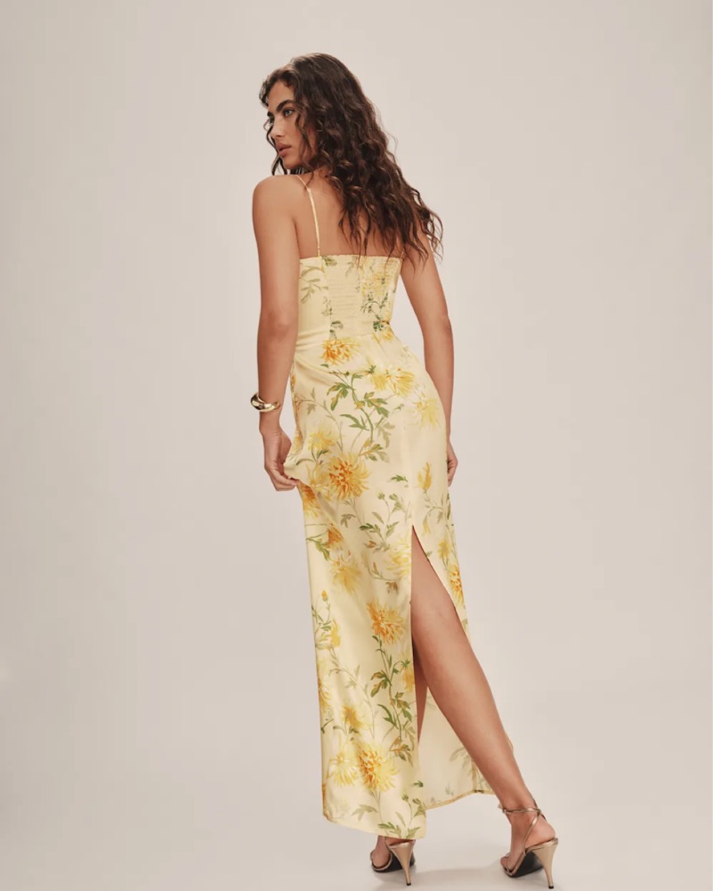 elegant women solid maxi dress Blue Lagoon Strapless Soglio Maxi Dress