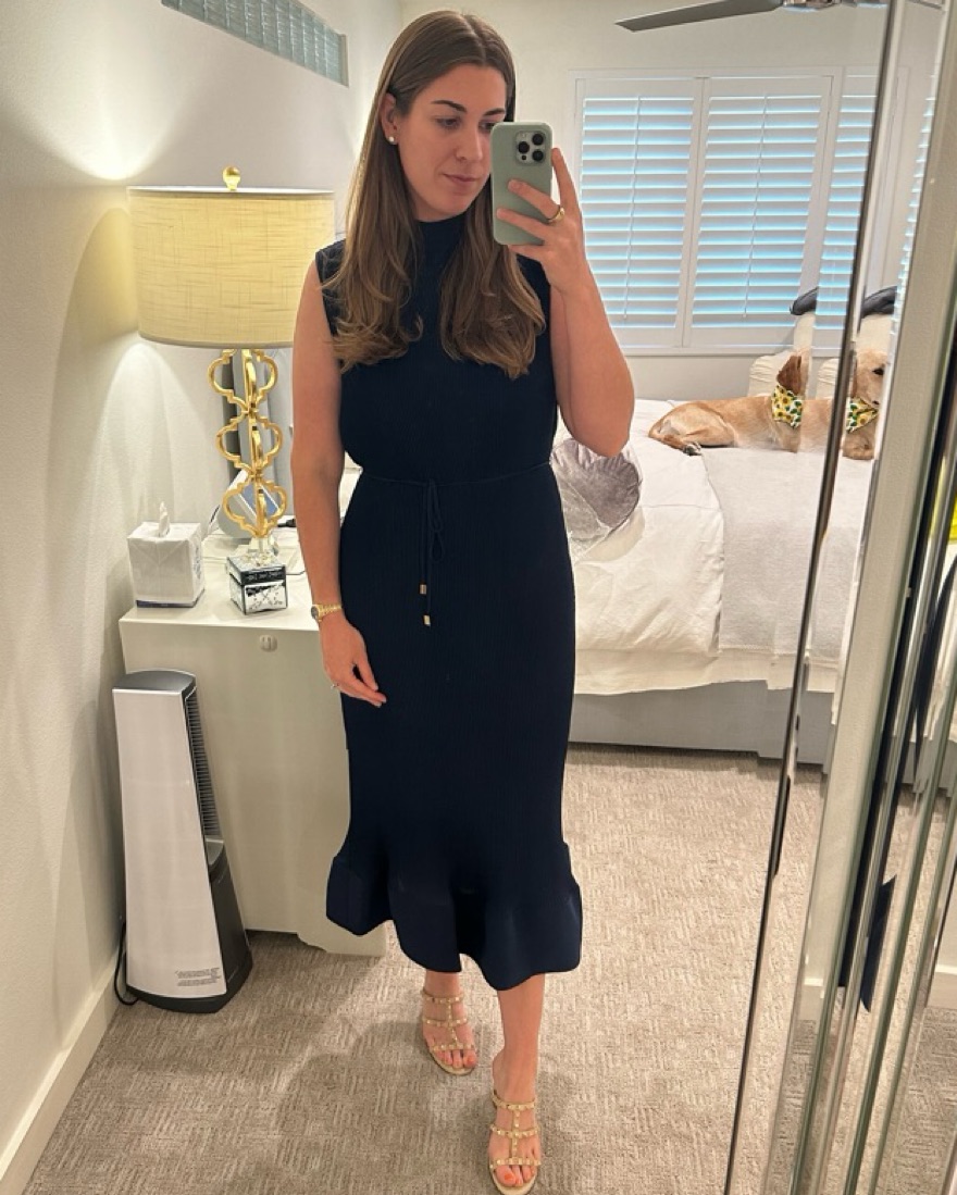 milly pleated gg midi dress Milly Melina Pleated Midi Dress by Milly